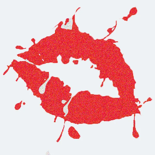 Blood Lips T Shirt Elegant High-Low Short Shirt
