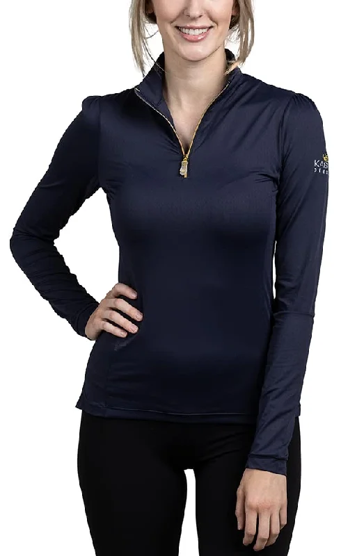 Kastel Denmark Women's Lightweight Crewneck Sun Shirt | 1/4 Zip Athletic Tops | UPF 30+ Protection Casual Cotton Short Shirt Kastel Denmark Women's Lightweight Crewneck Sun Shirt | 1/4 Zip Athletic Tops | UPF 30+ Protection Casual Cotton Short Shirt