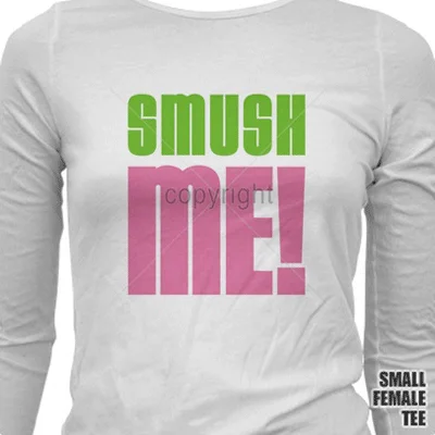 Smush Me! T Shirt Fashionable Tied Short Sleeve