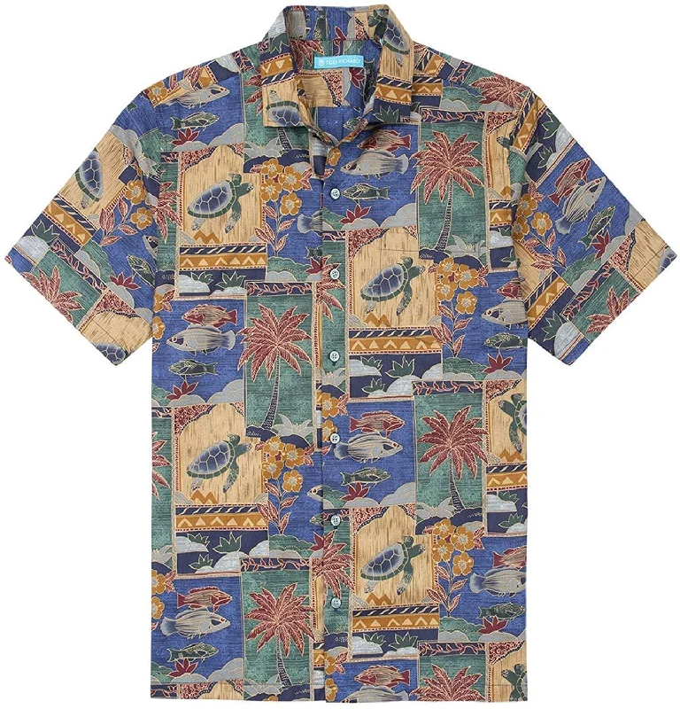 Tori Richard Marquises Blue Small Button Down Short Sleeve Hawaiian Shirt Modern Casual Short Sleeve Tori Richard Marquises Blue Small Button Down Short Sleeve Hawaiian Shirt Modern Casual Short Sleeve