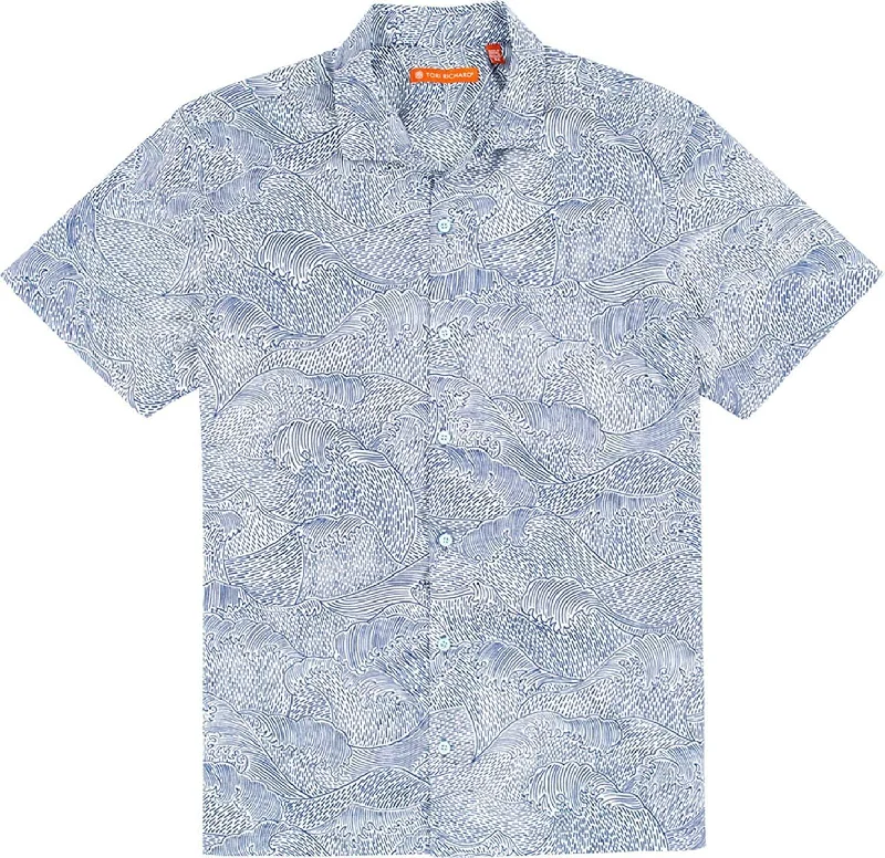 Tori Richard Tendensea White Small Button Down Short Sleeve Hawaiian Shirt Soft Cotton Short Shirt Tori Richard Tendensea White Small Button Down Short Sleeve Hawaiian Shirt Soft Cotton Short Shirt