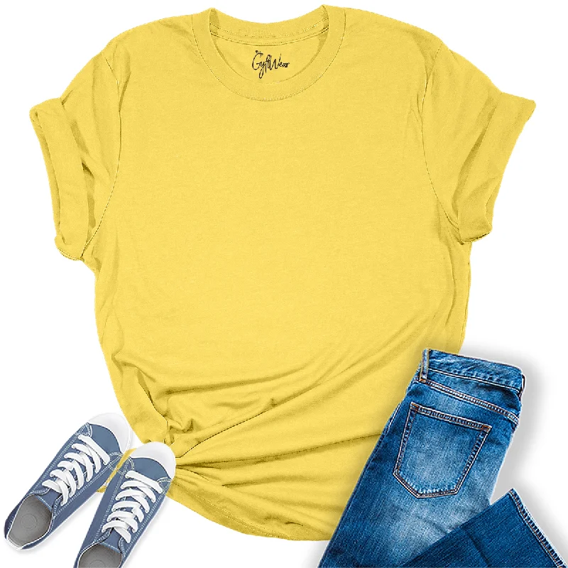 Womens Maize Yellow T Shirts Premium Casual Short Sleeve Shirts Oversized Tops Comfortable Pocket Short Shirt Womens Maize Yellow T Shirts Premium Casual Short Sleeve Shirts Oversized Tops Comfortable Pocket Short Shirt