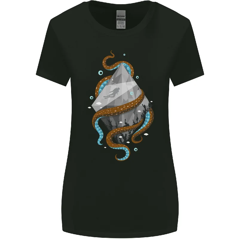 Abstract Scuba Diver Diving Dive Womens Wider Cut T-Shirt Mesh Blend Leather Blend Suede Blend Abstract Scuba Diver Diving Dive Womens Wider Cut T-Shirt Mesh Blend Leather Blend Suede Blend