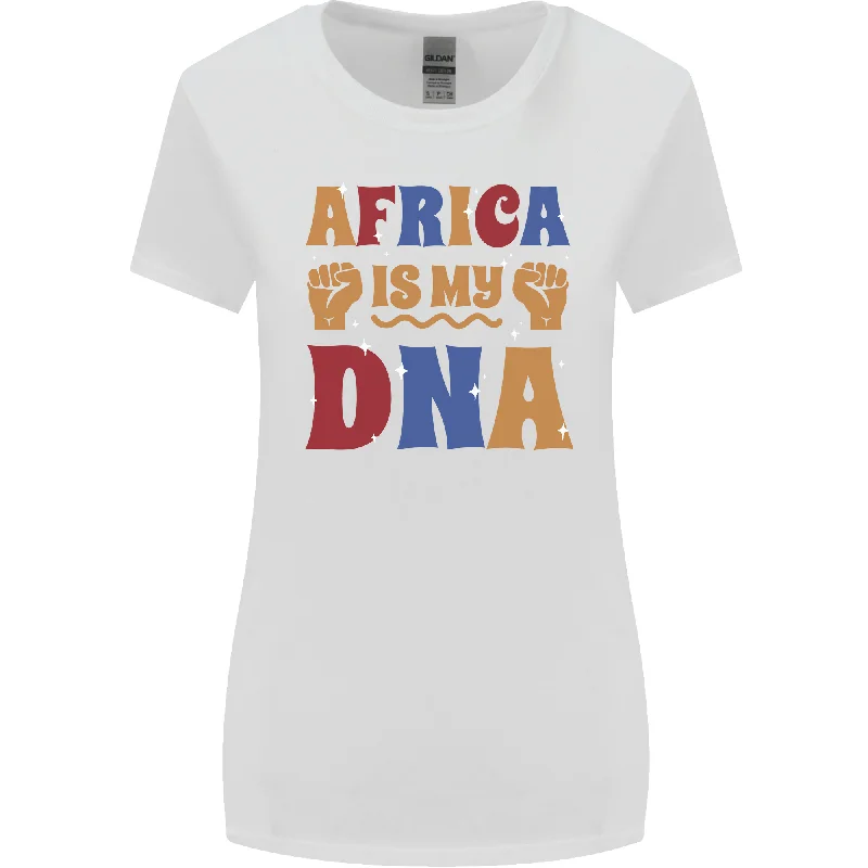 Africa is My DNA Juneteenth Black Lives Matter Womens Wider Cut T-Shirt Collared T-Shirt Boat Neck A-Line Africa is My DNA Juneteenth Black Lives Matter Womens Wider Cut T-Shirt Collared T-Shirt Boat Neck A-Line