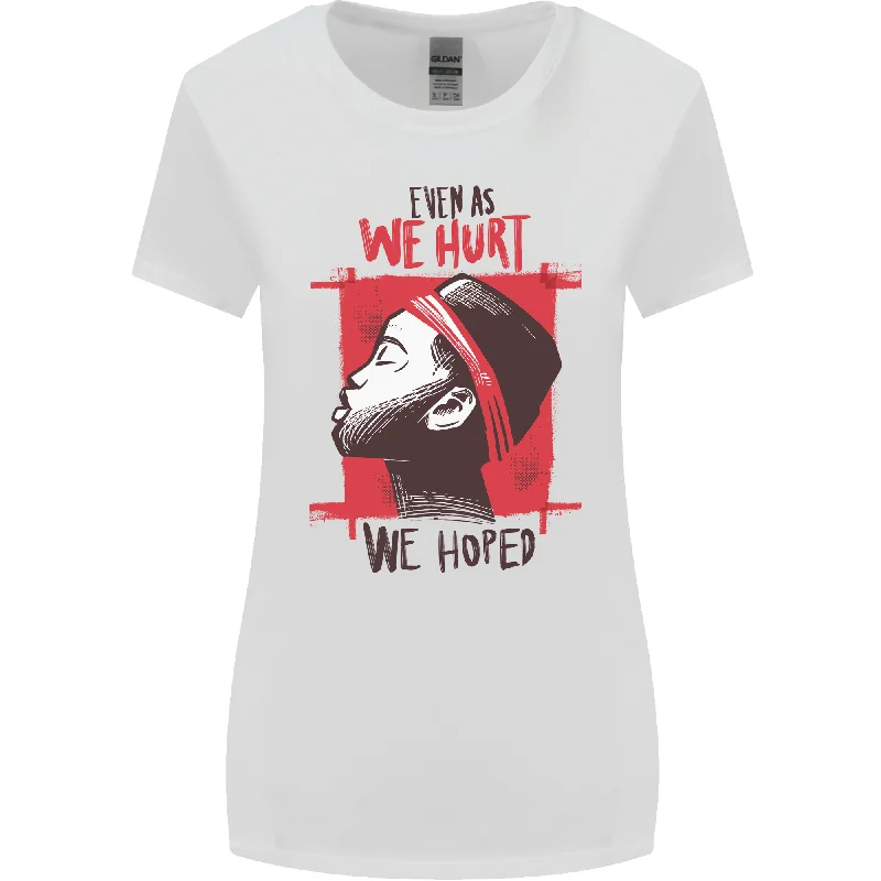 African Woman Even When We Hurt We Hoped Womens Wider Cut T-Shirt Lace Blend Ribbed Blend Corduroy Blend African Woman Even When We Hurt We Hoped Womens Wider Cut T-Shirt Lace Blend Ribbed Blend Corduroy Blend