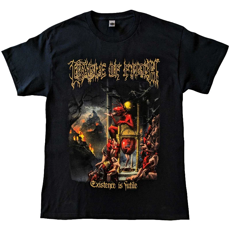 Cradle Of Filth | Official Band T-Shirt | Existence is Futile (Back Print) Chenille Blend Fleece Blend Nylon Blend Cradle Of Filth | Official Band T-Shirt | Existence is Futile (Back Print) Chenille Blend Fleece Blend Nylon Blend
