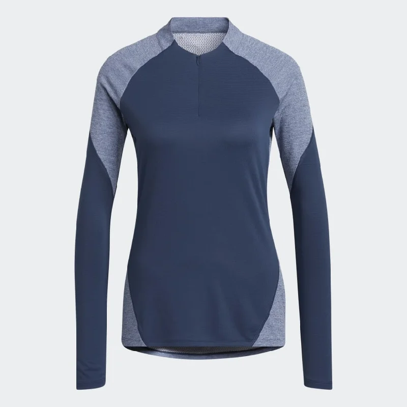 Adidas Womens Sport Performance Primegreen HEAT.RDY Long Sleeve Mock Neck Shirt Comfortable Knit Short Shirt Adidas Womens Sport Performance Primegreen HEAT.RDY Long Sleeve Mock Neck Shirt Comfortable Knit Short Shirt