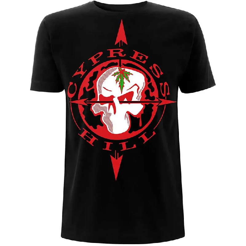 Cypress Hill | Official Band T-Shirt | Skull Compass Satin Blend Silk Blend Wool Blend Cypress Hill | Official Band T-Shirt | Skull Compass Satin Blend Silk Blend Wool Blend