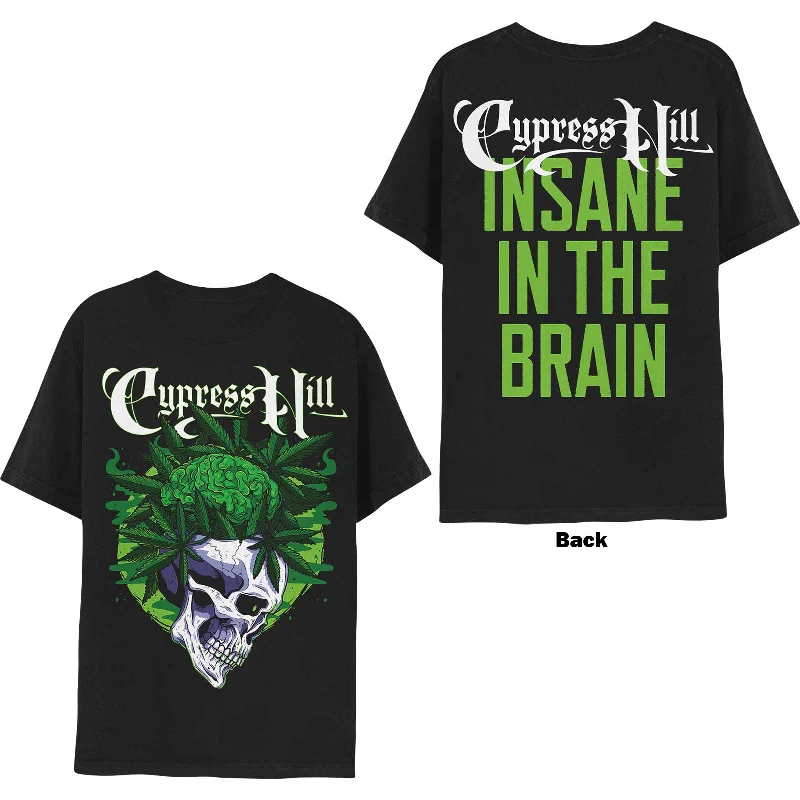 Cypress Hill | Official Band T-Shirt | Insane In The Brain (Back Print) Knit Fabric Woven Fabric Fleece Fabric Cypress Hill | Official Band T-Shirt | Insane In The Brain (Back Print) Knit Fabric Woven Fabric Fleece Fabric