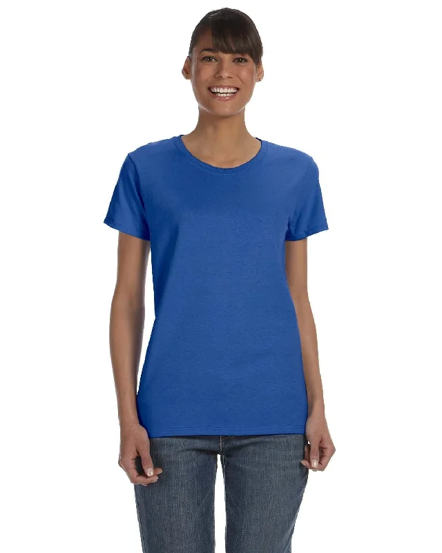 Gildan Ladies Lightweight 100% Cotton T-Shirt | Royal Graphic T-Shirt Round Neck Polyester Gildan Ladies Lightweight 100% Cotton T-Shirt | Royal Graphic T-Shirt Round Neck Polyester