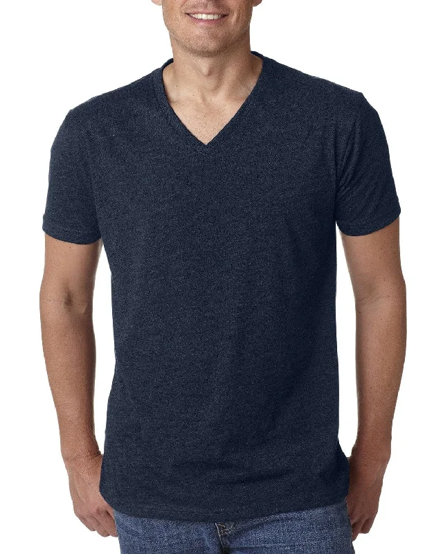 Next Level Mens Premium CVC V-Neck Tee | Midnight Navy Terry Blend Velvet Blend Canvas Blend Next Level Mens Premium CVC V-Neck Tee | Midnight Navy Terry Blend Velvet Blend Canvas Blend
