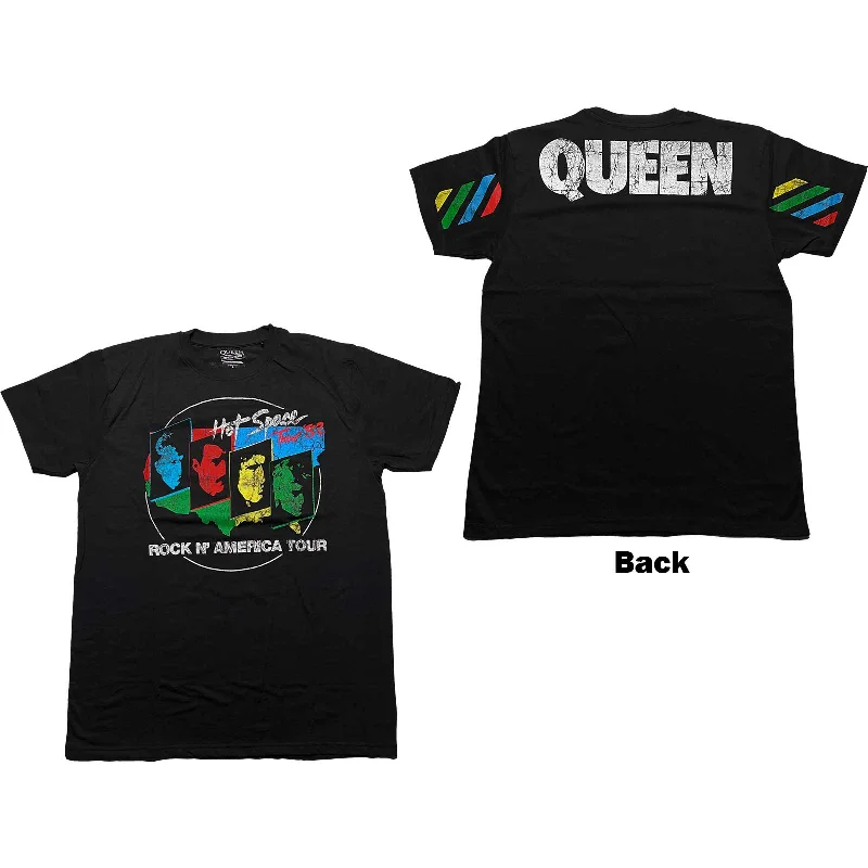 Queen | Official Band T-Shirt | Hot Space Tour '82 (Back Print) Knit Fabric Woven Fabric Fleece Fabric Queen | Official Band T-Shirt | Hot Space Tour '82 (Back Print) Knit Fabric Woven Fabric Fleece Fabric