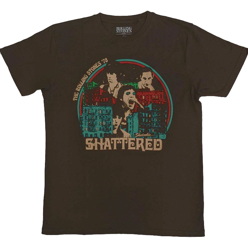 The Rolling Stones | Official Band T-Shirt | Some Girls Shattered Cotton Fabric Linen Fabric Terry Fabric The Rolling Stones | Official Band T-Shirt | Some Girls Shattered Cotton Fabric Linen Fabric Terry Fabric