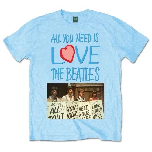 The Beatles Unisex Premium T-Shirt: All you need is love Play Cards Solid Color Striped Floral The Beatles Unisex Premium T-Shirt: All you need is love Play Cards Solid Color Striped Floral