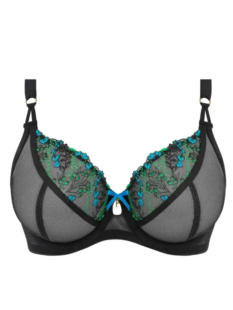 Black Show OFF Plunge Bra Versatile Bralette Set