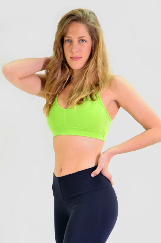 Ellie Bra - Green Smooth Stretch Bra