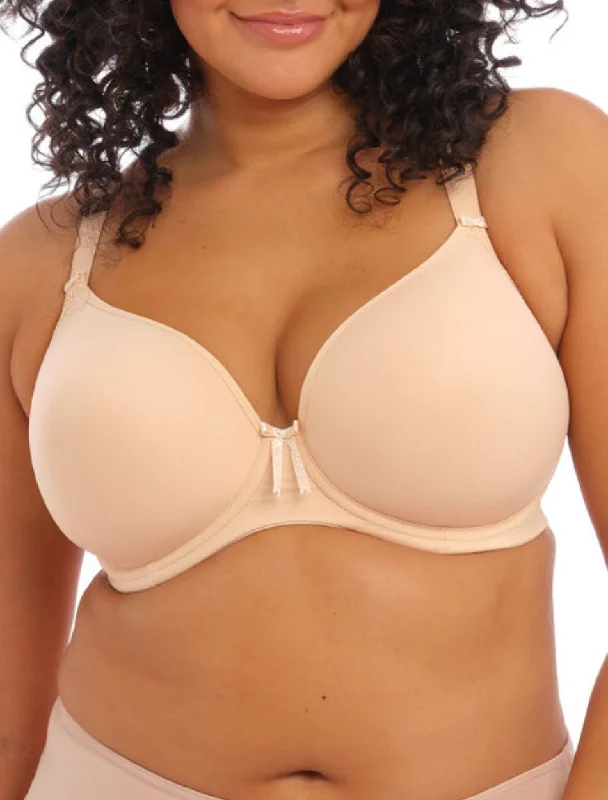 Elomi Bijou Underwire Banded Molded Bra, Sand | Sand Elomi Bijou Bras Soft Cotton Bra Elomi Bijou Underwire Banded Molded Bra, Sand | Sand Elomi Bijou Bras Soft Cotton Bra
