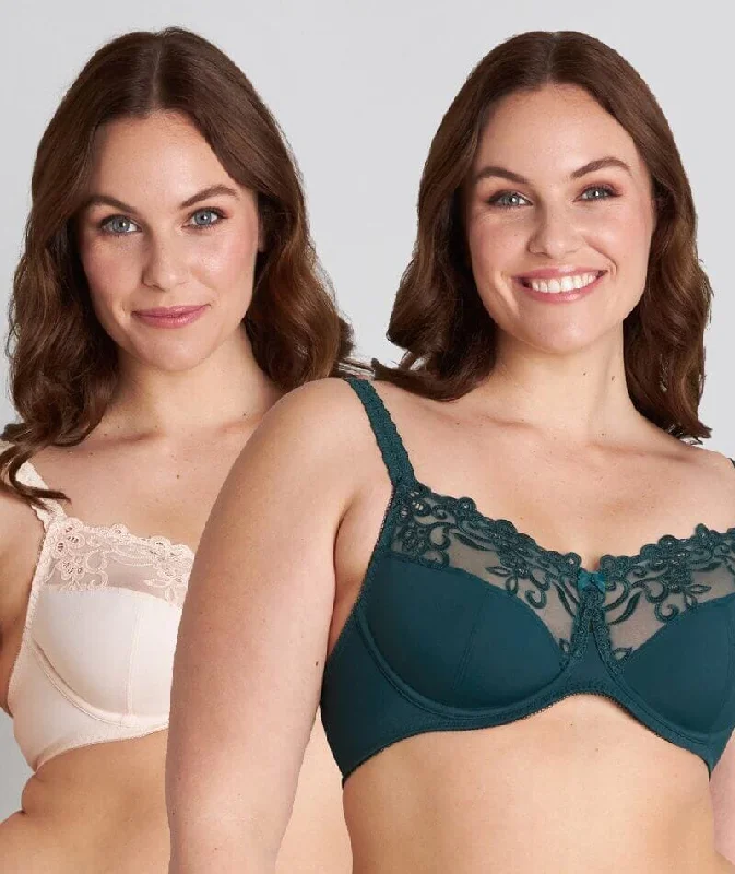 Fayreform Coral Underwire Bra - 2 Pack - Ponderosa Pine/Scallop Shell Soft Strapless Bra Fayreform Coral Underwire Bra - 2 Pack - Ponderosa Pine/Scallop Shell Soft Strapless Bra