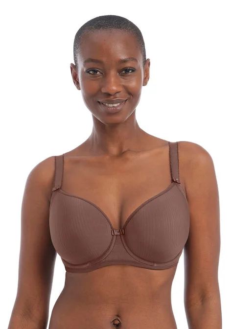 The Freya Idol Uw Molded Balcony Bra in Coffee Roast | Brown Freya Idol Bras Daily Comfort Bra The Freya Idol Uw Molded Balcony Bra in Coffee Roast | Brown Freya Idol Bras Daily Comfort Bra