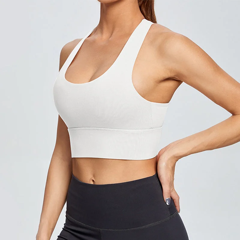 High Support Crisscross Back Training Sports Bra (Standard & Plus Sizes) Seamless Sports Bra High Support Crisscross Back Training Sports Bra (Standard & Plus Sizes) Seamless Sports Bra