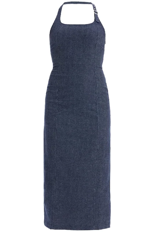 Elena's Midi Dress Stylish Color Block Midi Dress