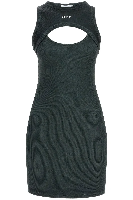 Layered Mini Dress With Cut Out Details Elegant Floral-Print Mini Dress