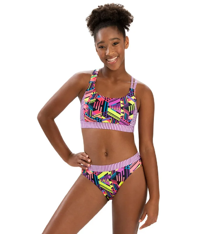 Dolfin Uglies Women's Asymmetrical Two Piece Work Out Swimsuit Intergalactic Sexy Two-Piece Set Dolfin Uglies Women's Asymmetrical Two Piece Work Out Swimsuit Intergalactic Sexy Two-Piece Set