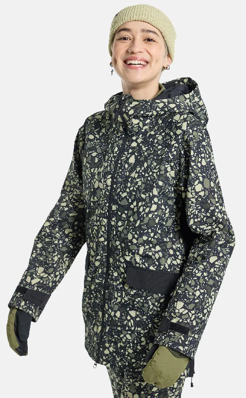 Burton Lalik Jacket Womens 2024 Sediment / Black Ribbed Jacket Pleated Jacket Ruffled Jacket Burton Lalik Jacket Womens 2024 Sediment / Black Ribbed Jacket Pleated Jacket Ruffled Jacket