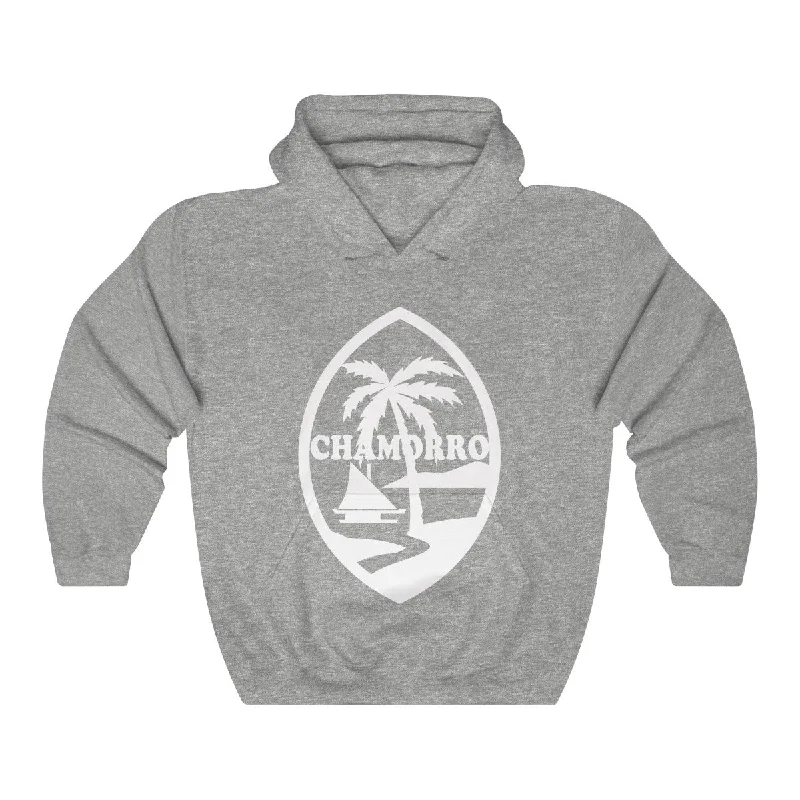Chamorro Palms Unisex Heavy Blend™ Hooded Sweatshirt Hoodie with Emblem Brand Identity Chamorro Palms Unisex Heavy Blend™ Hooded Sweatshirt Hoodie with Emblem Brand Identity