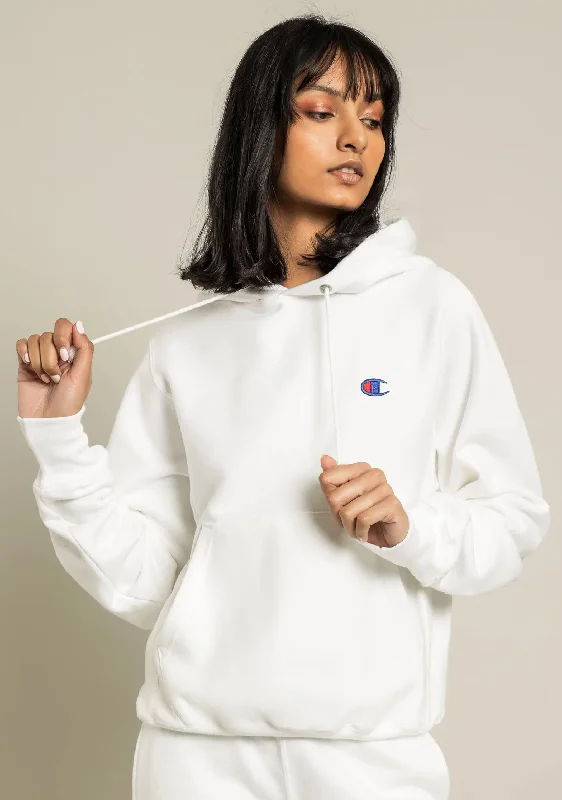 Champion Womens Small C Boyfriend Fit Logo Hoodie <br> CTH6A1 WIT Hoodie with Side Slits Relaxed Casual Champion Womens Small C Boyfriend Fit Logo Hoodie <br> CTH6A1 WIT Hoodie with Side Slits Relaxed Casual