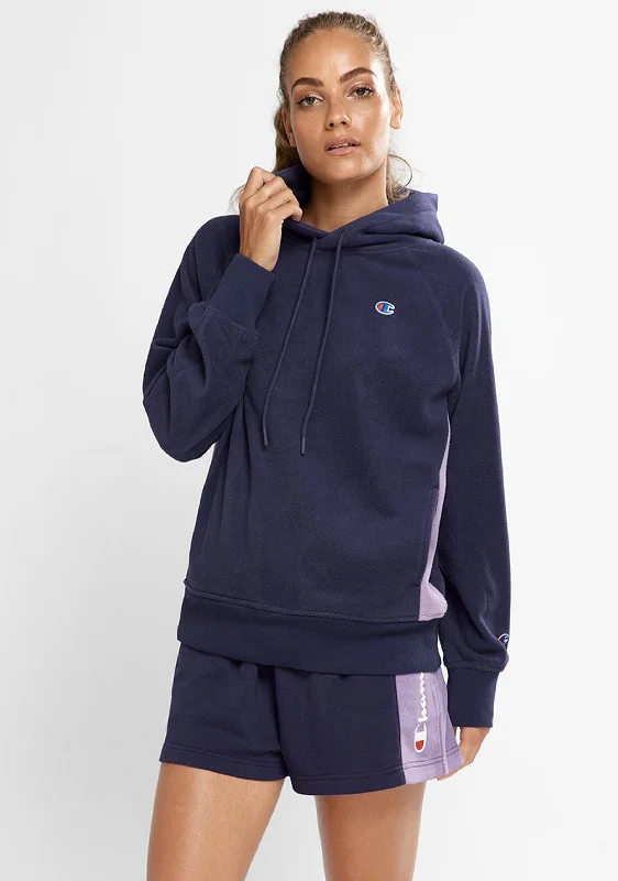 Champion Womens Rochester Polar Hoodie <br> CTMMN PUR Hoodie with Puffed Sleeves Voluminous Trendy Champion Womens Rochester Polar Hoodie <br> CTMMN PUR Hoodie with Puffed Sleeves Voluminous Trendy