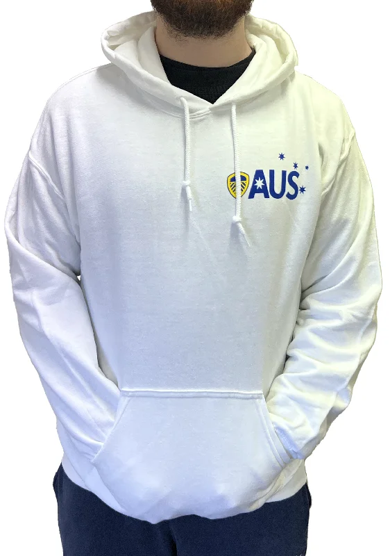 Gildan Adult Leeds Supporter Hoodie White <BR> LEE124AA Hoodie with Illustration Artistic Creative Gildan Adult Leeds Supporter Hoodie White <BR> LEE124AA Hoodie with Illustration Artistic Creative