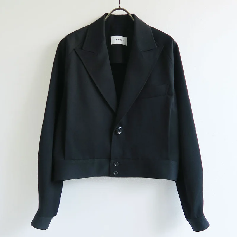 【THE RERACS/ザ・リラクス】<br>RERACS PEAKED LAPEL SHORT JACKET <br>24FW-REJK-199L-J Zippered Jacket Buttoned Jacket Snapped Jacket 【THE RERACS/ザ・リラクス】<br>RERACS PEAKED LAPEL SHORT JACKET <br>24FW-REJK-199L-J Zippered Jacket Buttoned Jacket Snapped Jacket