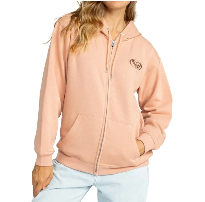 Roxy Surf Stoked Brushed Zip Hoodie - Win24 Hoodie with Drawcord Adjustable Secure