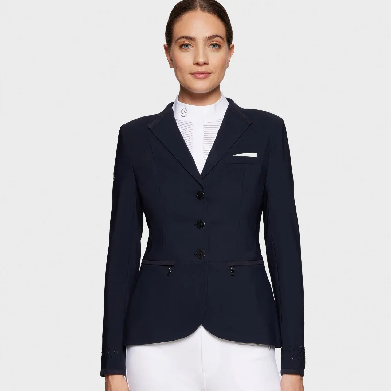 Samshield Victorine Show Jacket - Navy Faux Fur Fabric Real Fur Fabric Shearling Fabric Samshield Victorine Show Jacket - Navy Faux Fur Fabric Real Fur Fabric Shearling Fabric