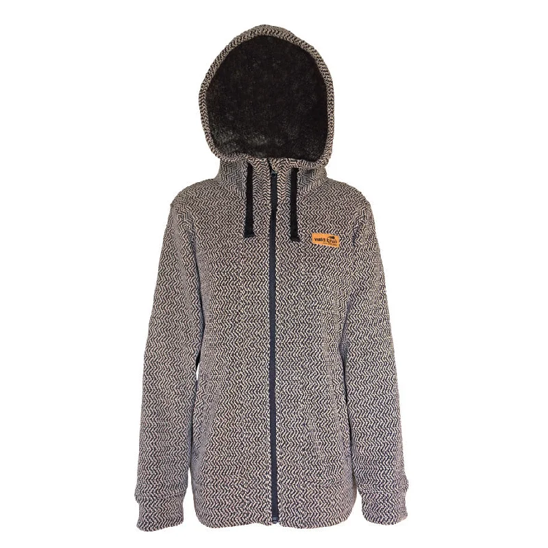 Womens Fleece Hoodie -  Wild Kiwi Hoodie with Color Block Contrast Stylish